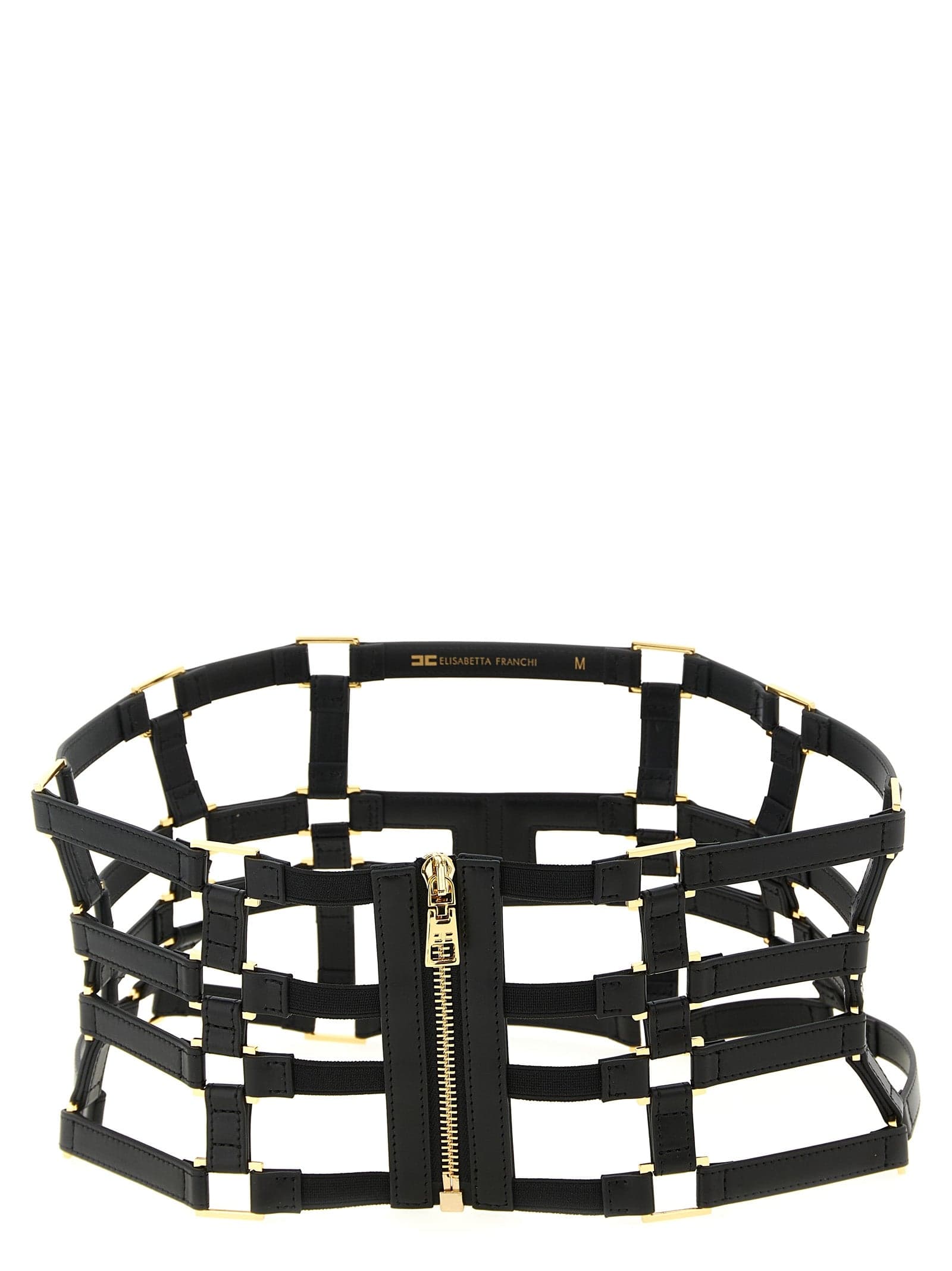 Elisabetta Franchi Black Polyethylene High-Waist Belt - 2