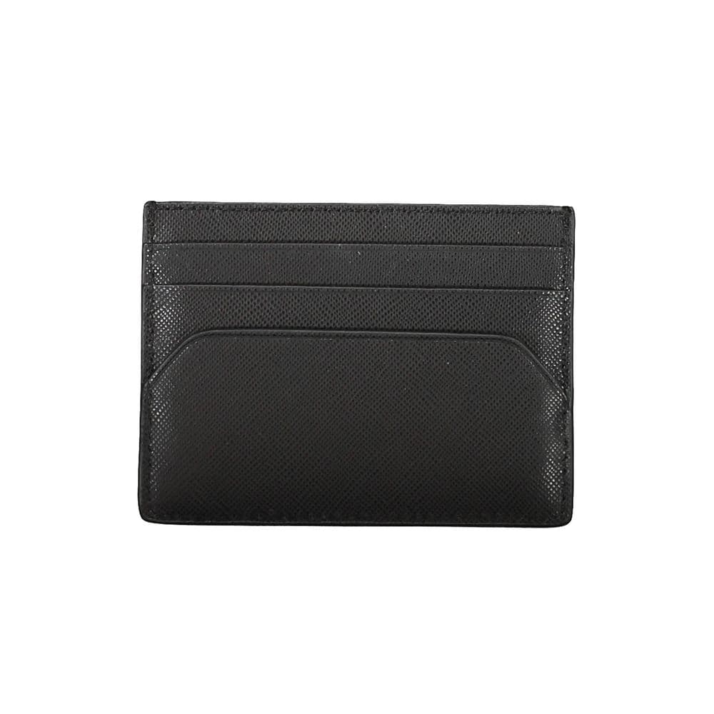 Tommy Hilfiger Black Leather Men Wallet - 2