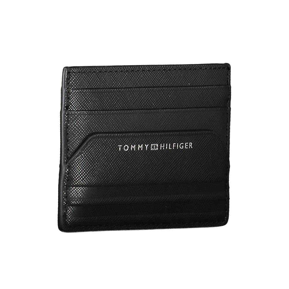 Tommy Hilfiger Black Leather Men Wallet - 3