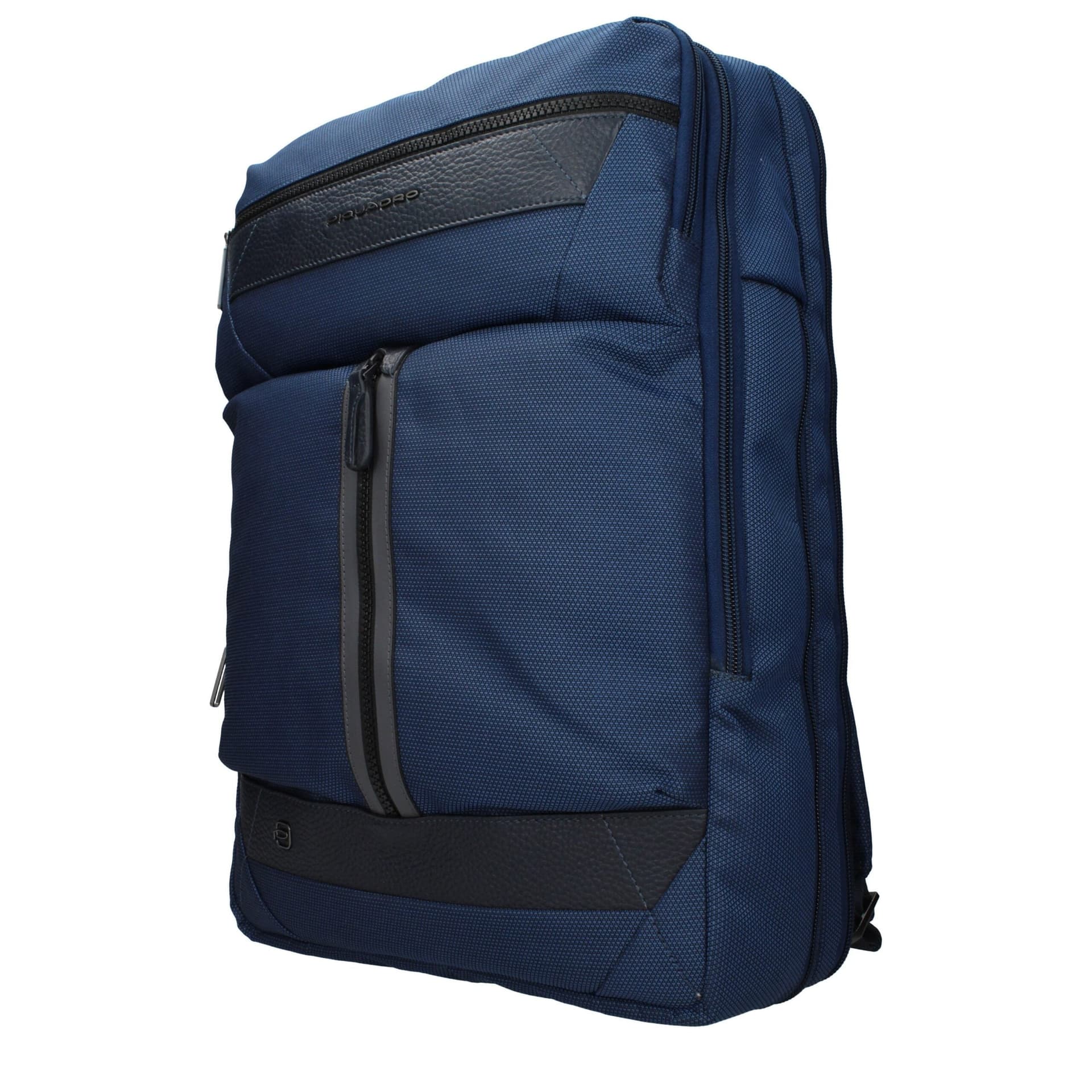 Piquadro Blue Fabric Backpack - 2