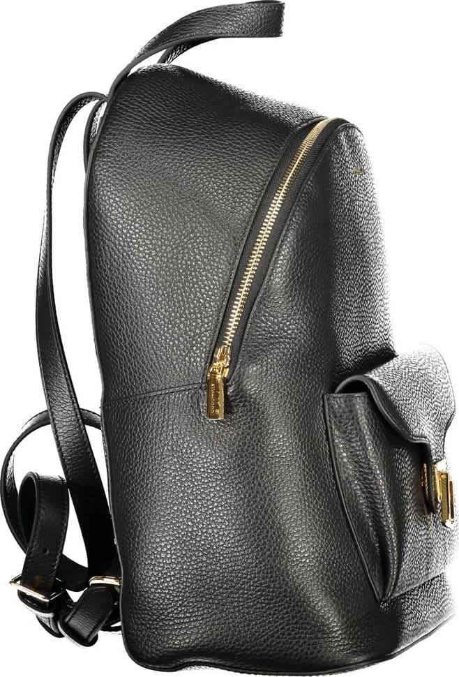 Coccinelle Black Leather Women Backpack - 3