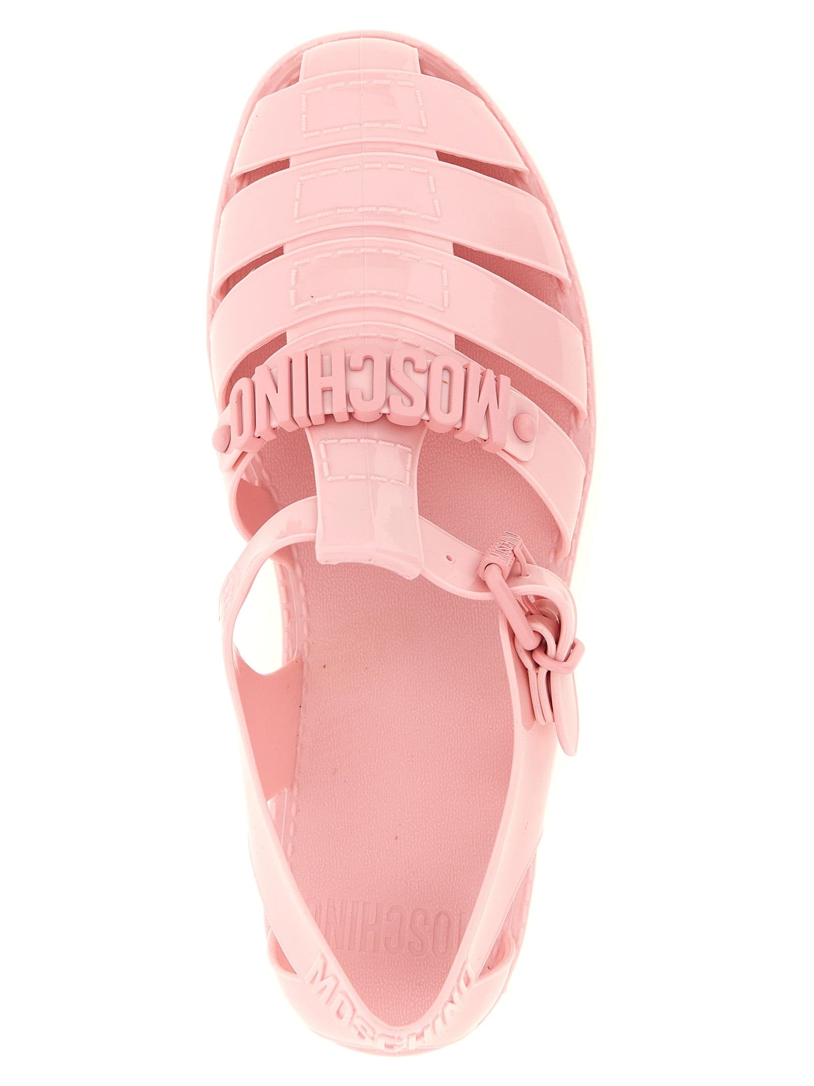 Moschino Multicolor Pvc Flat Sandals - 4