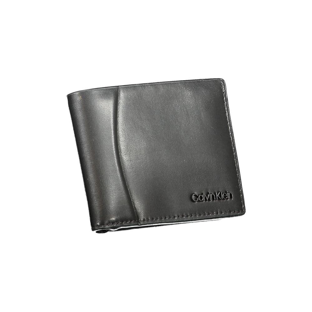 Calvin Klein Nero Leather Men Wallet - 3