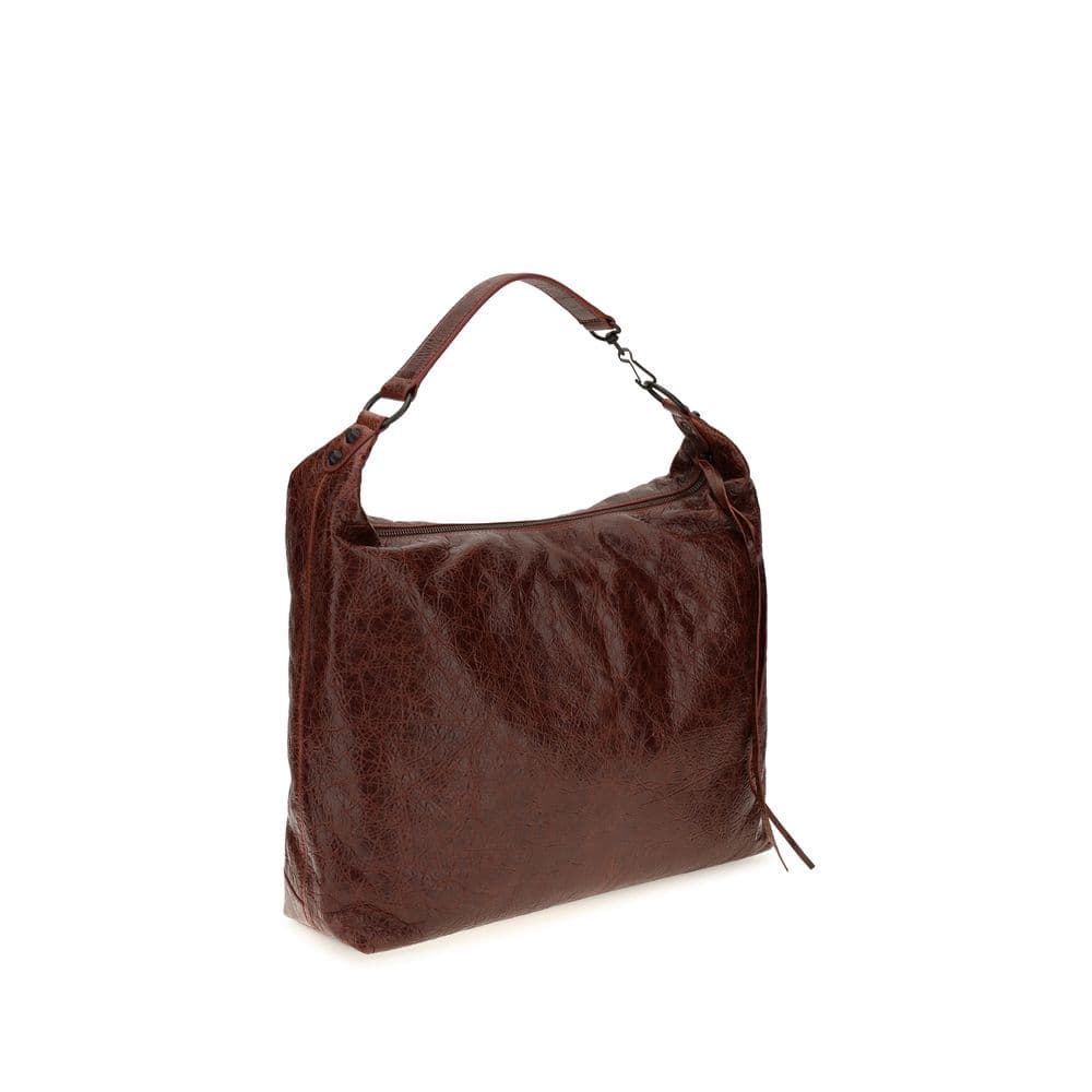 Balenciaga Bordeaux Lamb Ovis Aries Aries Shoulder Bag - 3