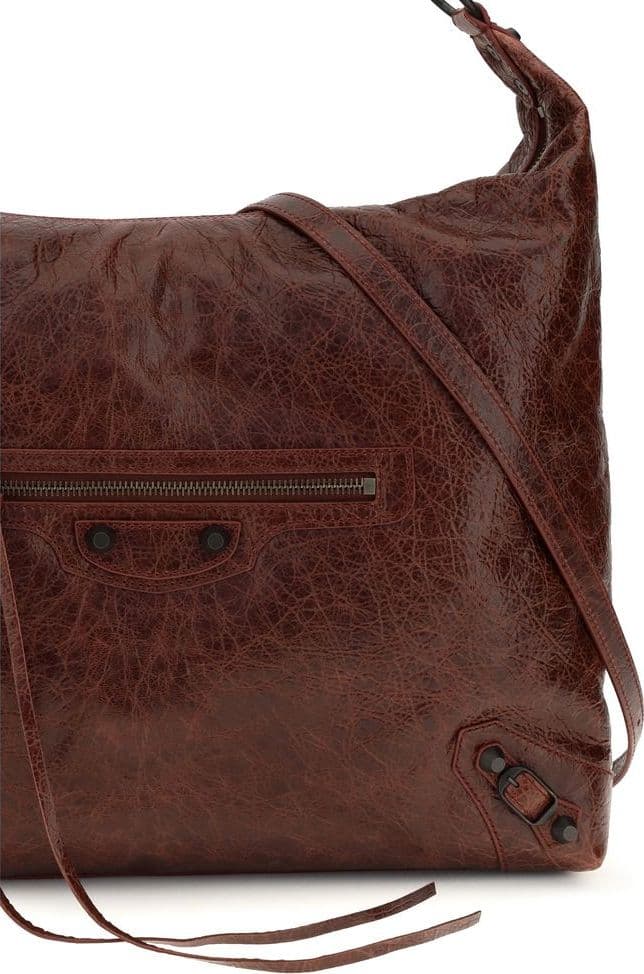 Balenciaga Bordeaux Lamb Ovis Aries Aries Shoulder Bag - 4