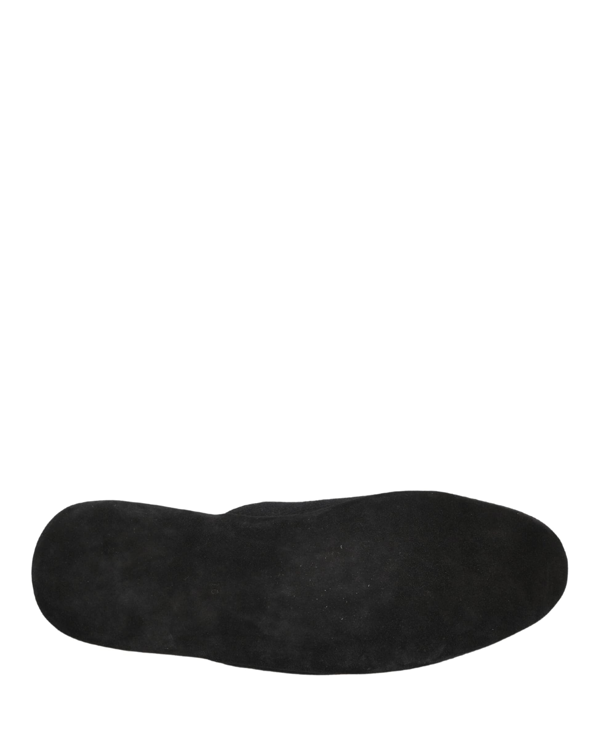 Dolce & Gabbana Black Wool Cashmere Red Quilted Slippers Shoes - 8