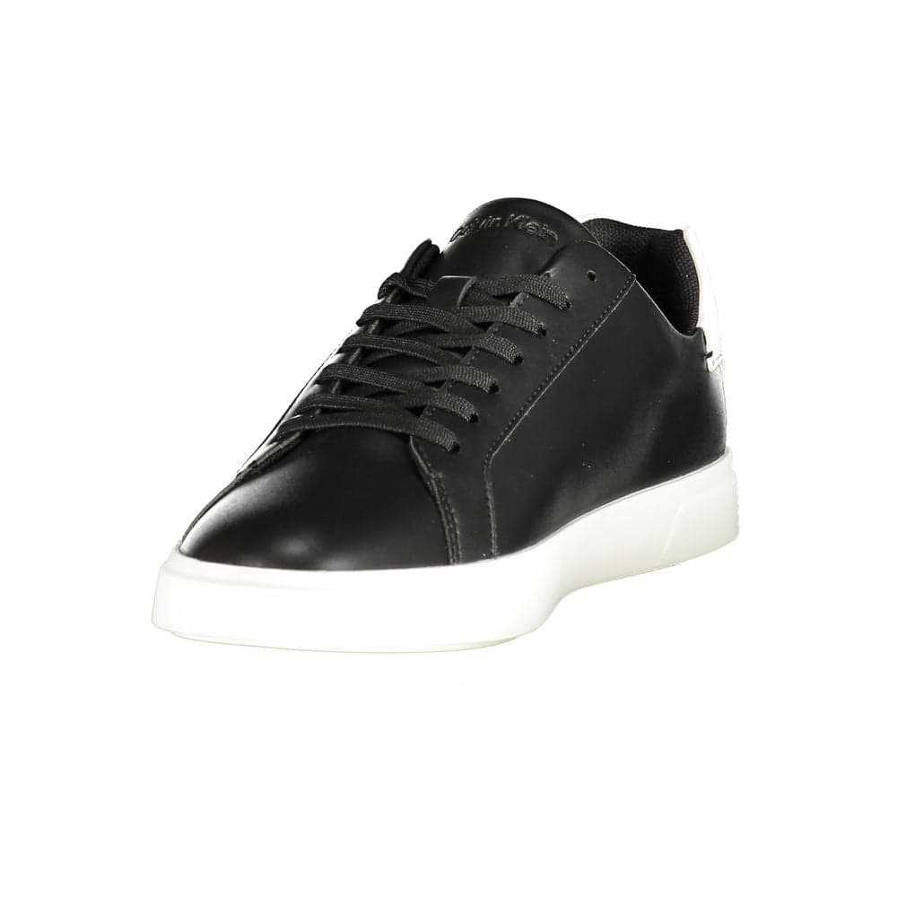 Calvin Klein Black Polyurethane Womens Sneaker - 3