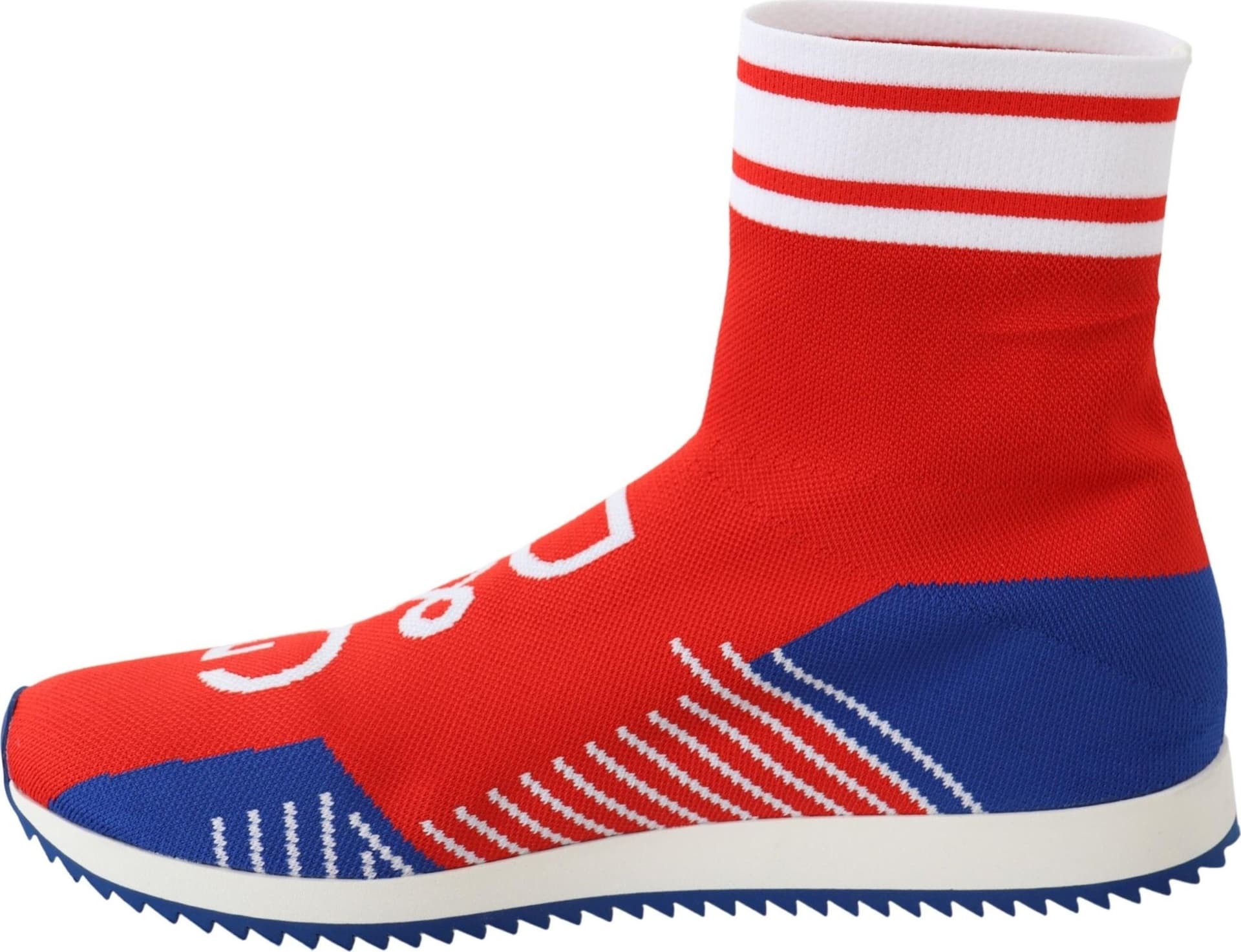 Dolce & Gabbana Blue Red Sorrento Logo Sneakers Socks Shoes - 7