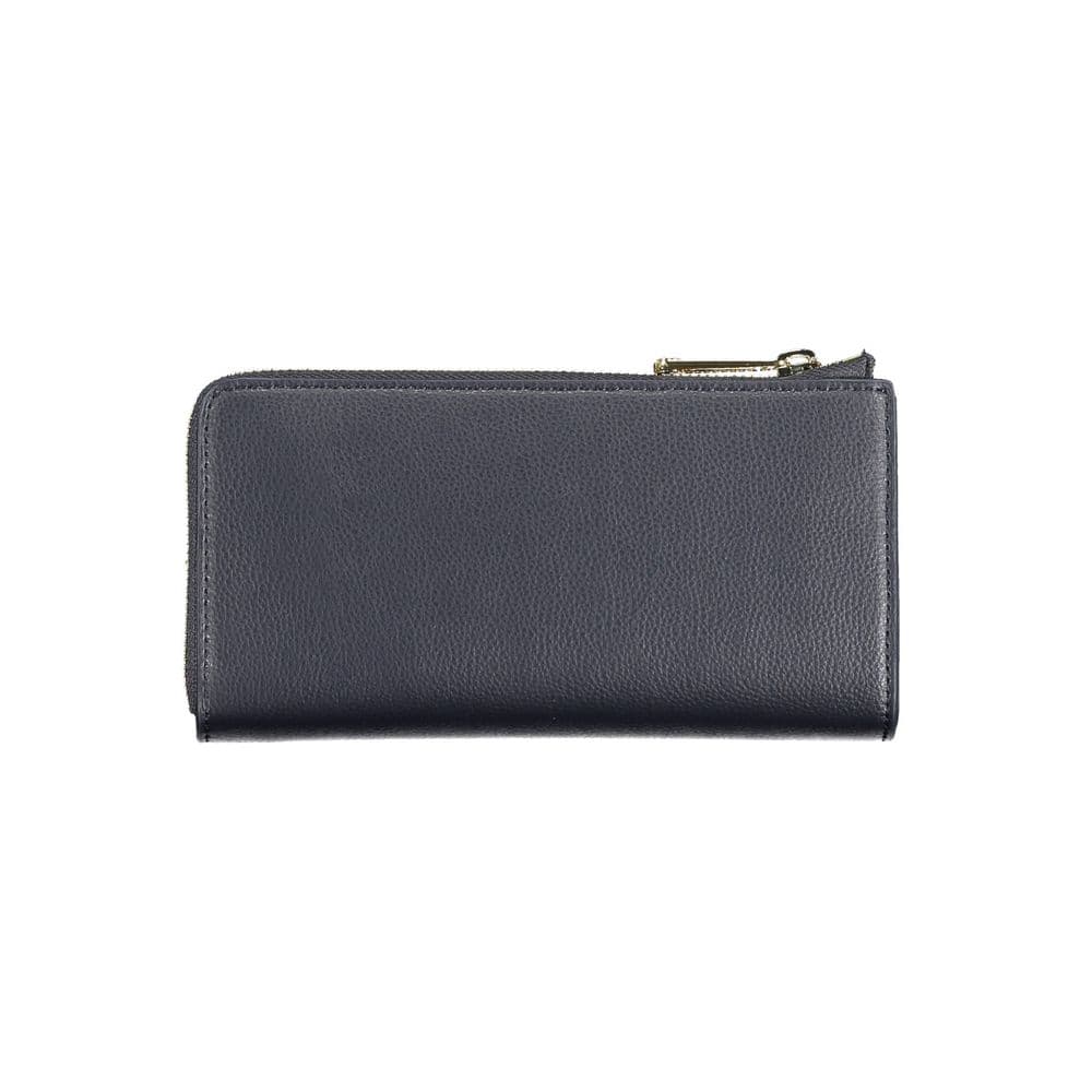 Tommy Hilfiger Blue Polyurethane Women Wallet - 3