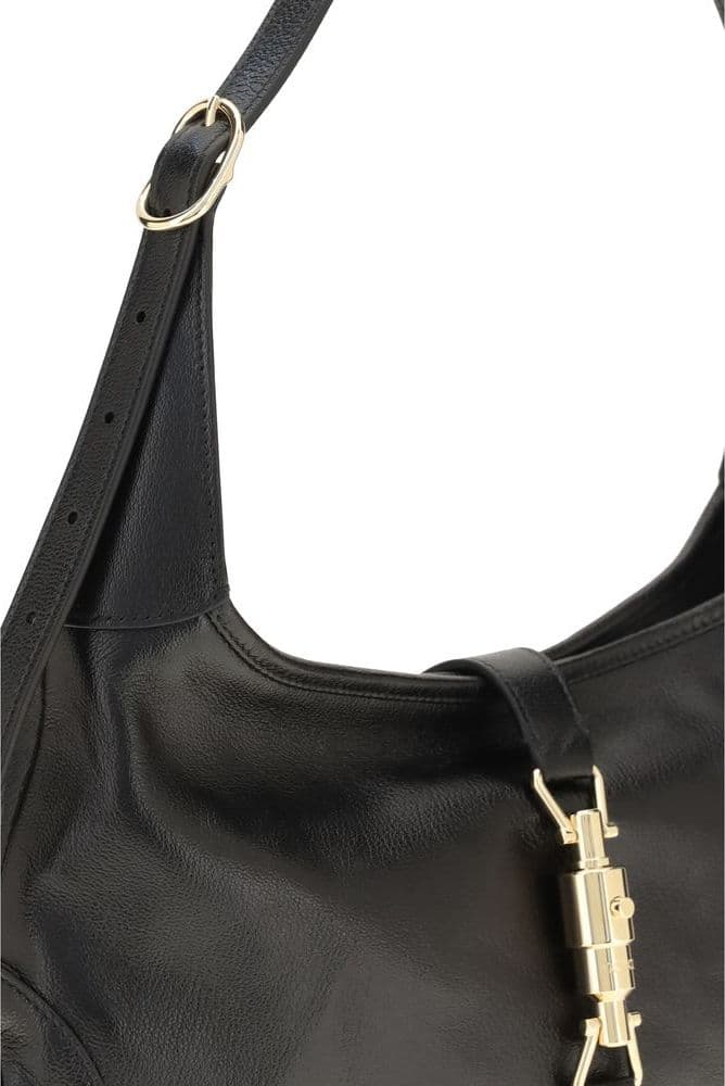 Gucci Black Calf Leather Bos Taurus Shoulder Bag - 4