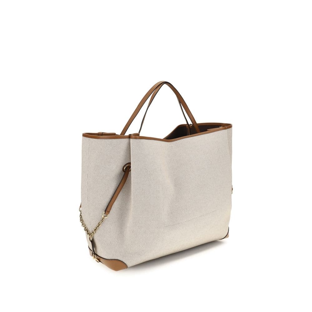 Chloé Beige Cotton Shoulder Bag - 3