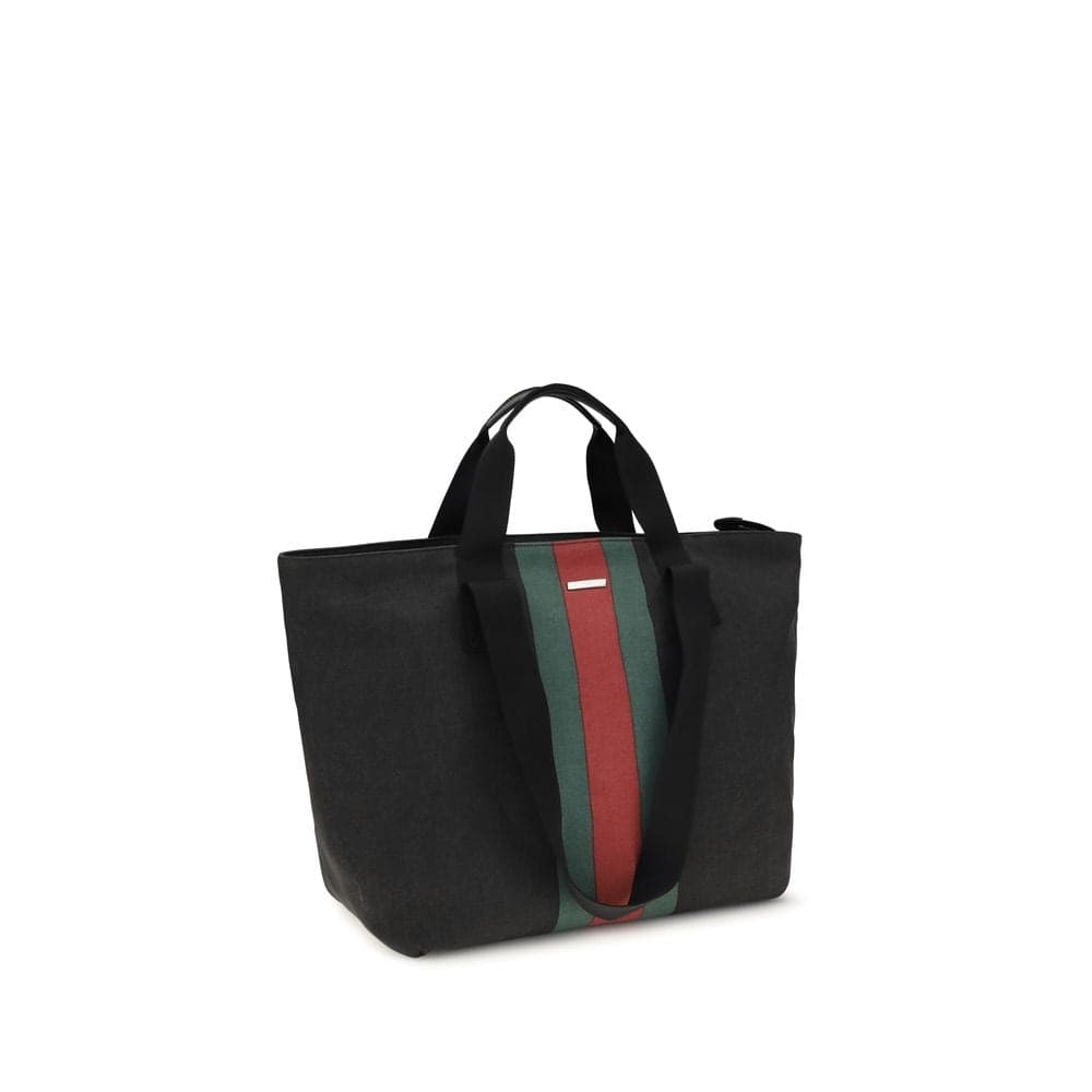 Gucci Black Cotton Shoulder Bag - 2
