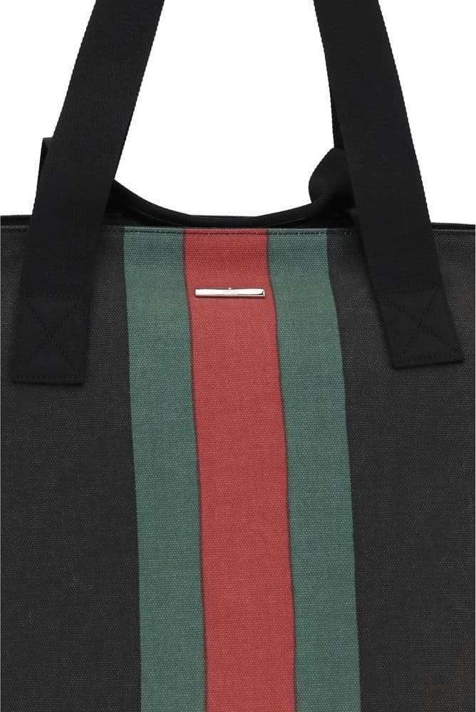 Gucci Black Cotton Shoulder Bag - 4