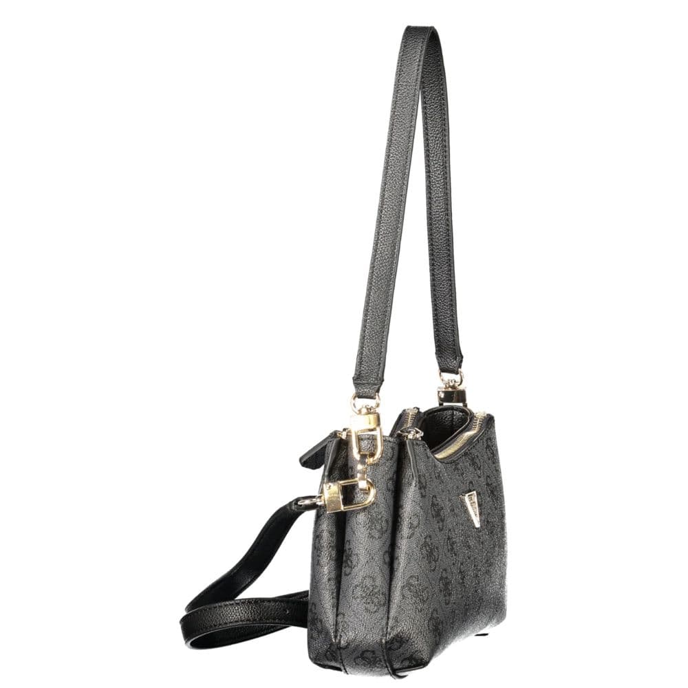 Guess Jeans Black Polyurethane Women's Bag - 3