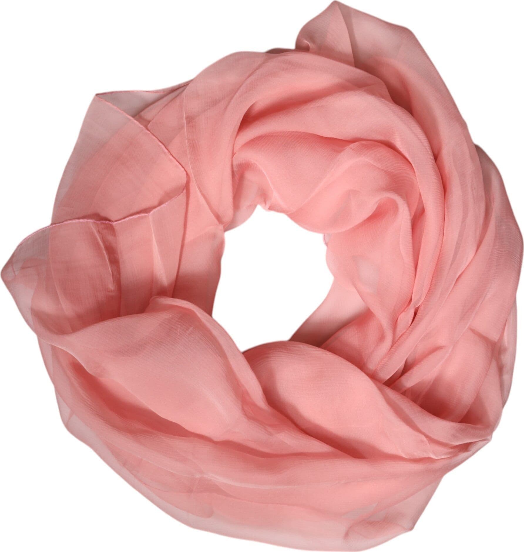 Dolce & Gabbana Pink Silk Rectangle Women Wrap Shawl Scarf - 7