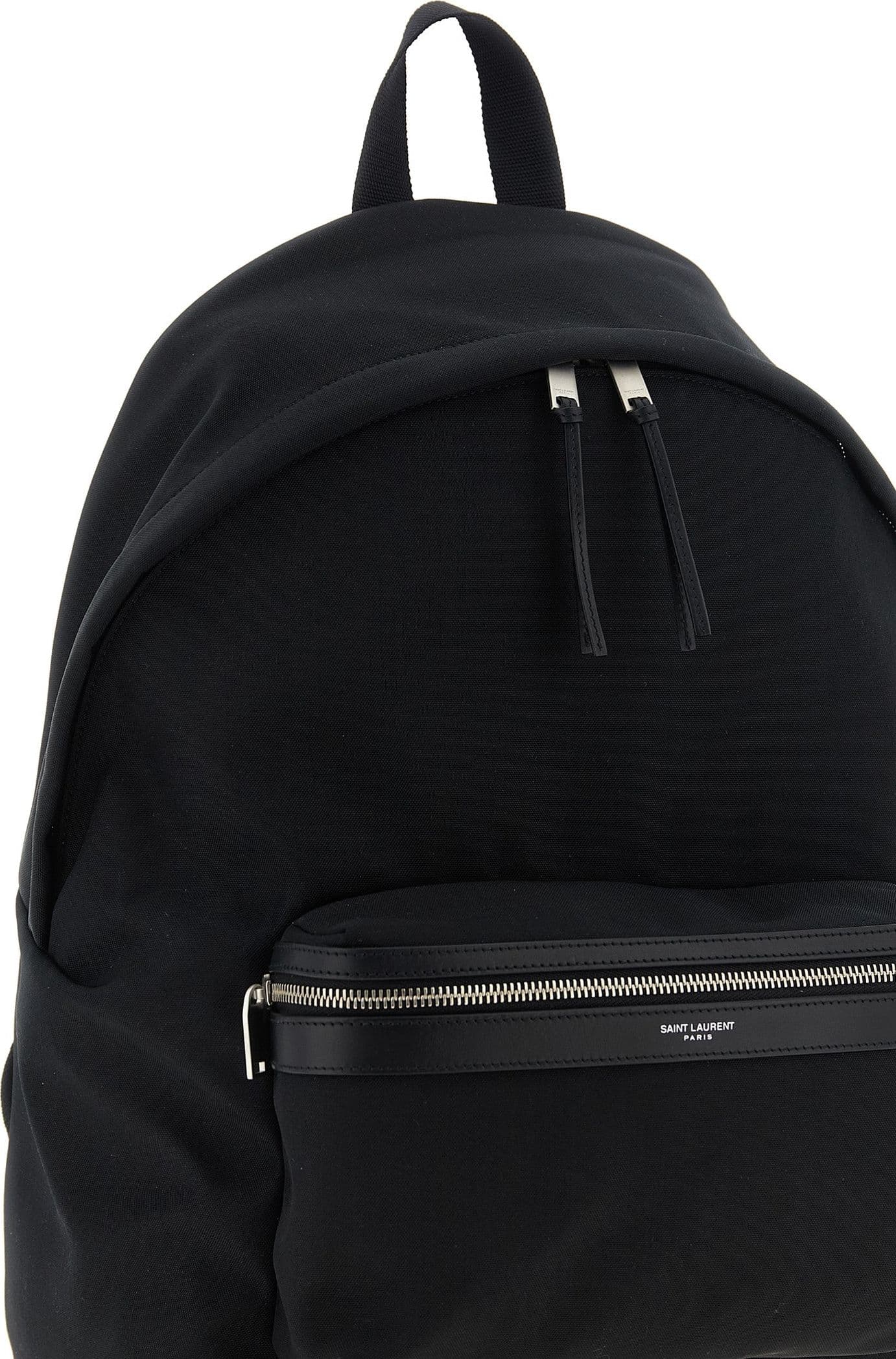 Saint Laurent Black Polyamide Backpack - 3