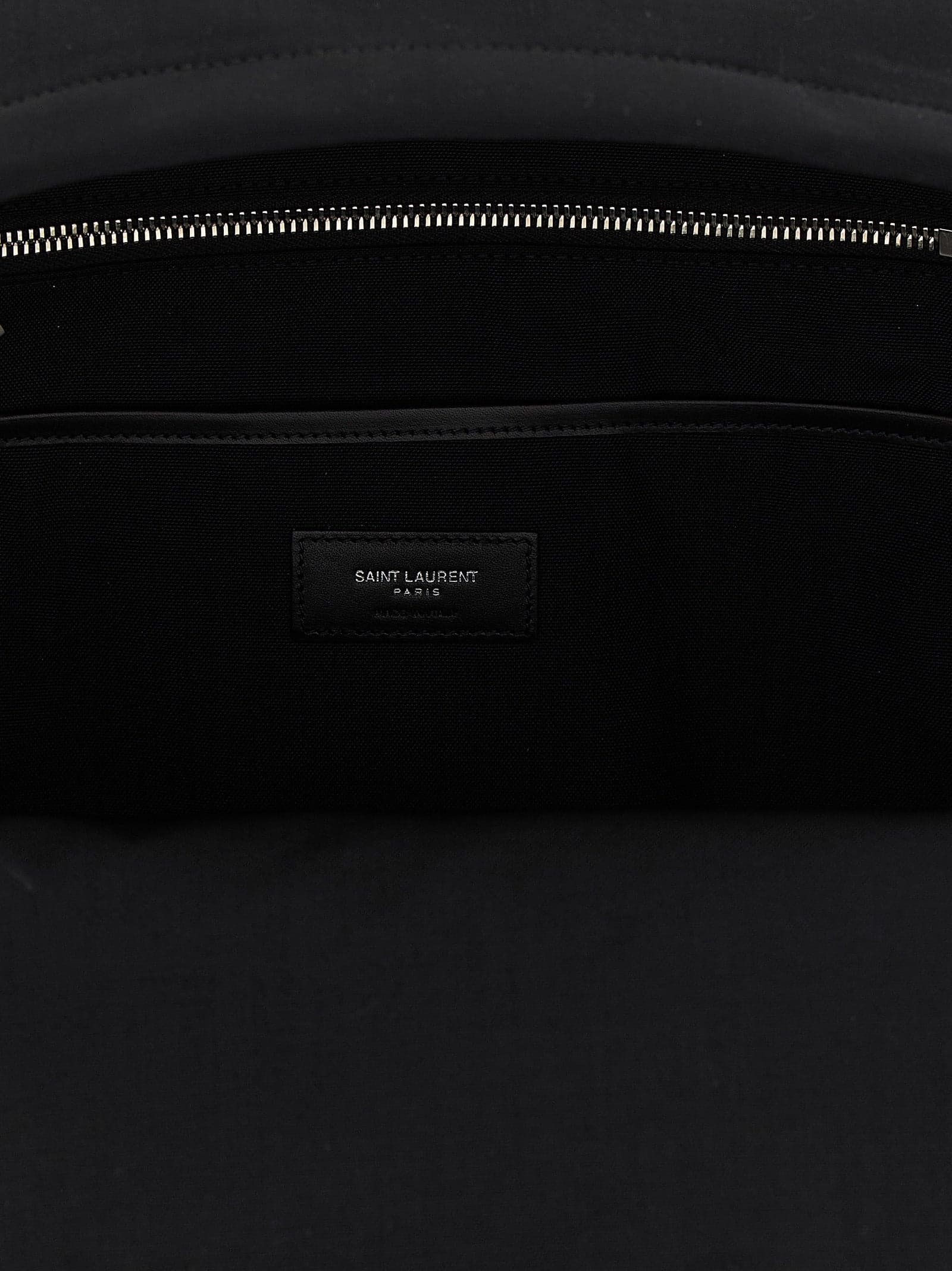 Saint Laurent Black Polyamide Backpack - 4