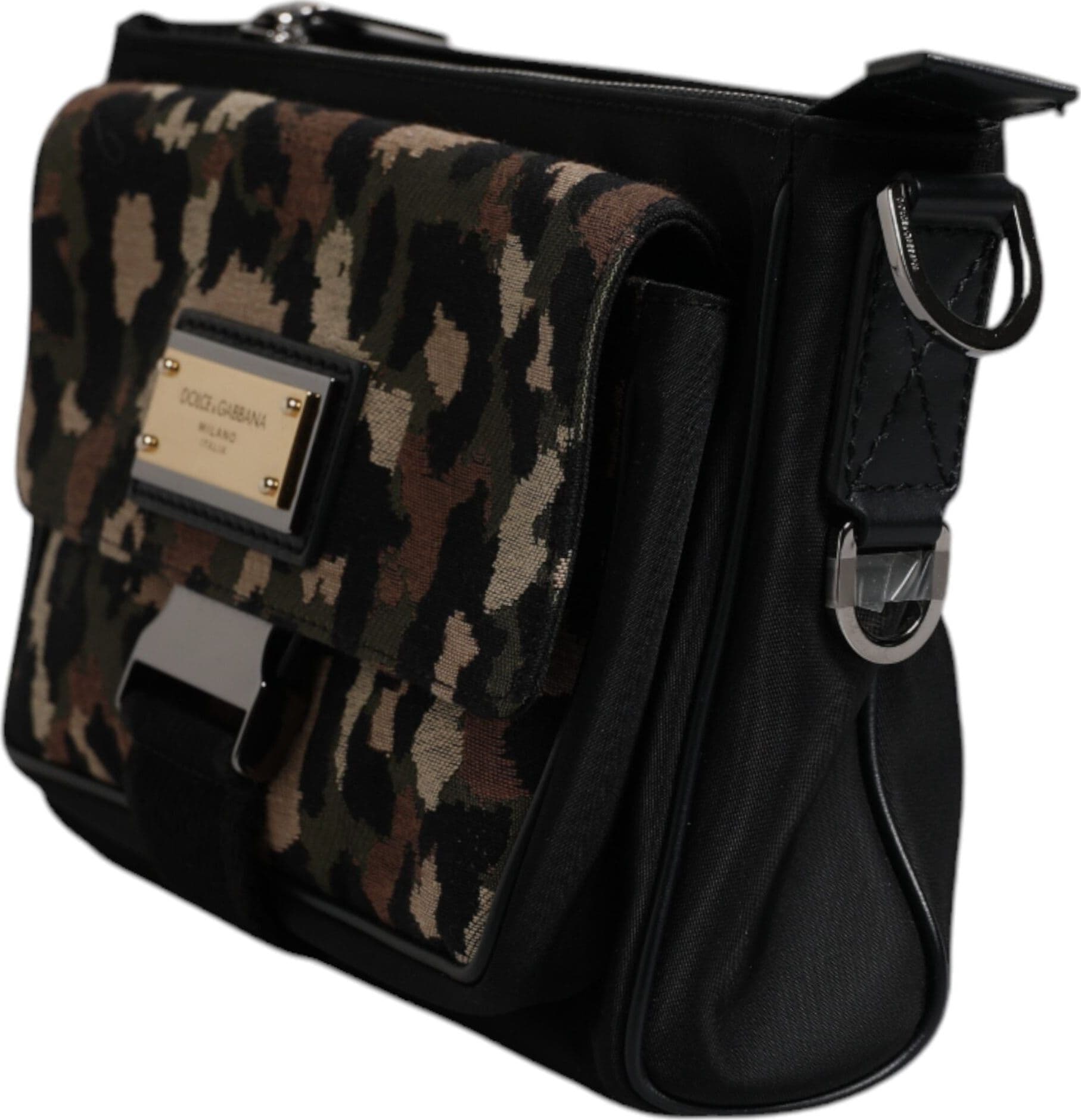 Dolce & Gabbana Multicolor Leopard Jacquard Crossbody Bag - 4