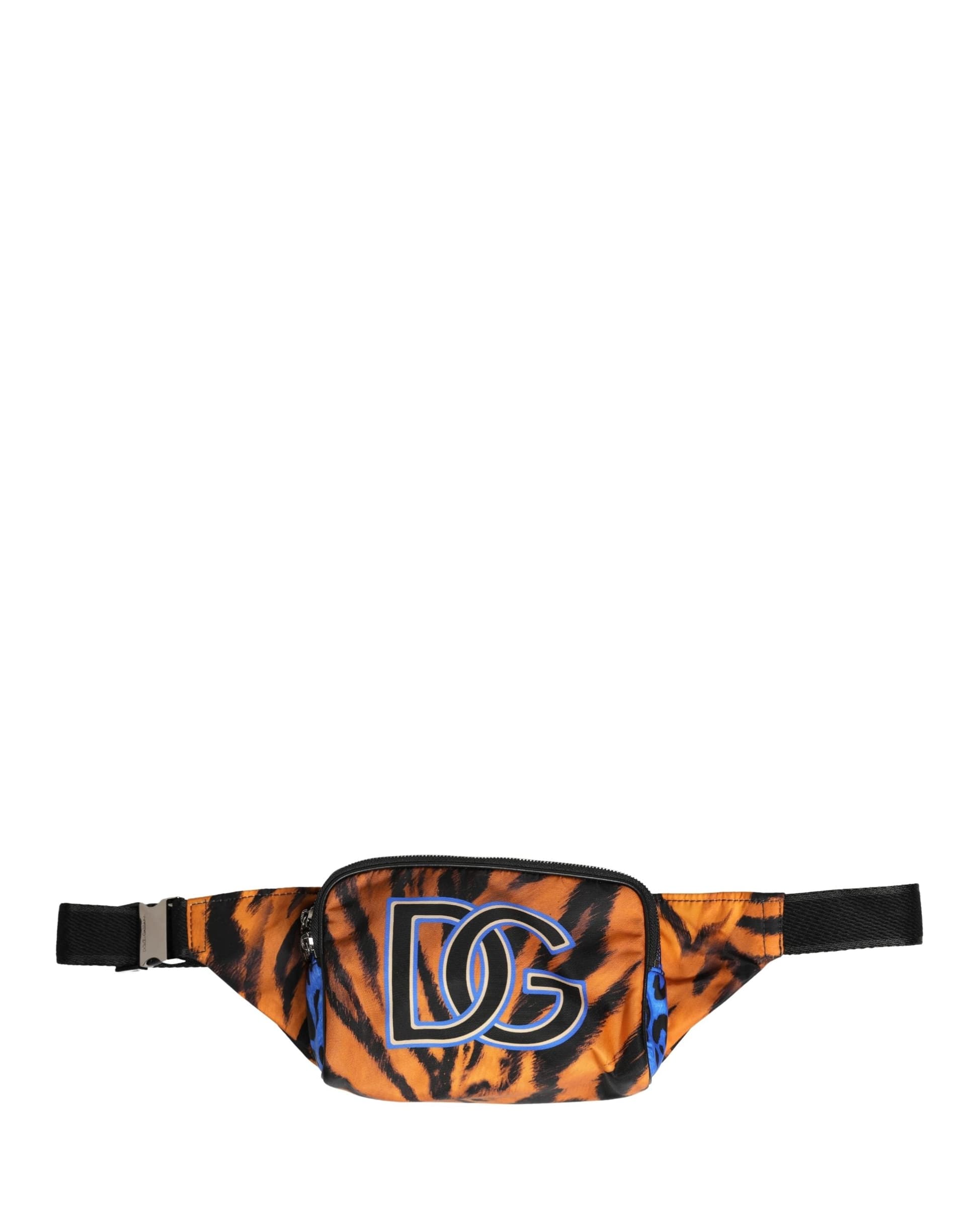 Dolce & Gabbana Brown Tiger Print Nylon Fanny Waist Pack Borse Men Bag - 2
