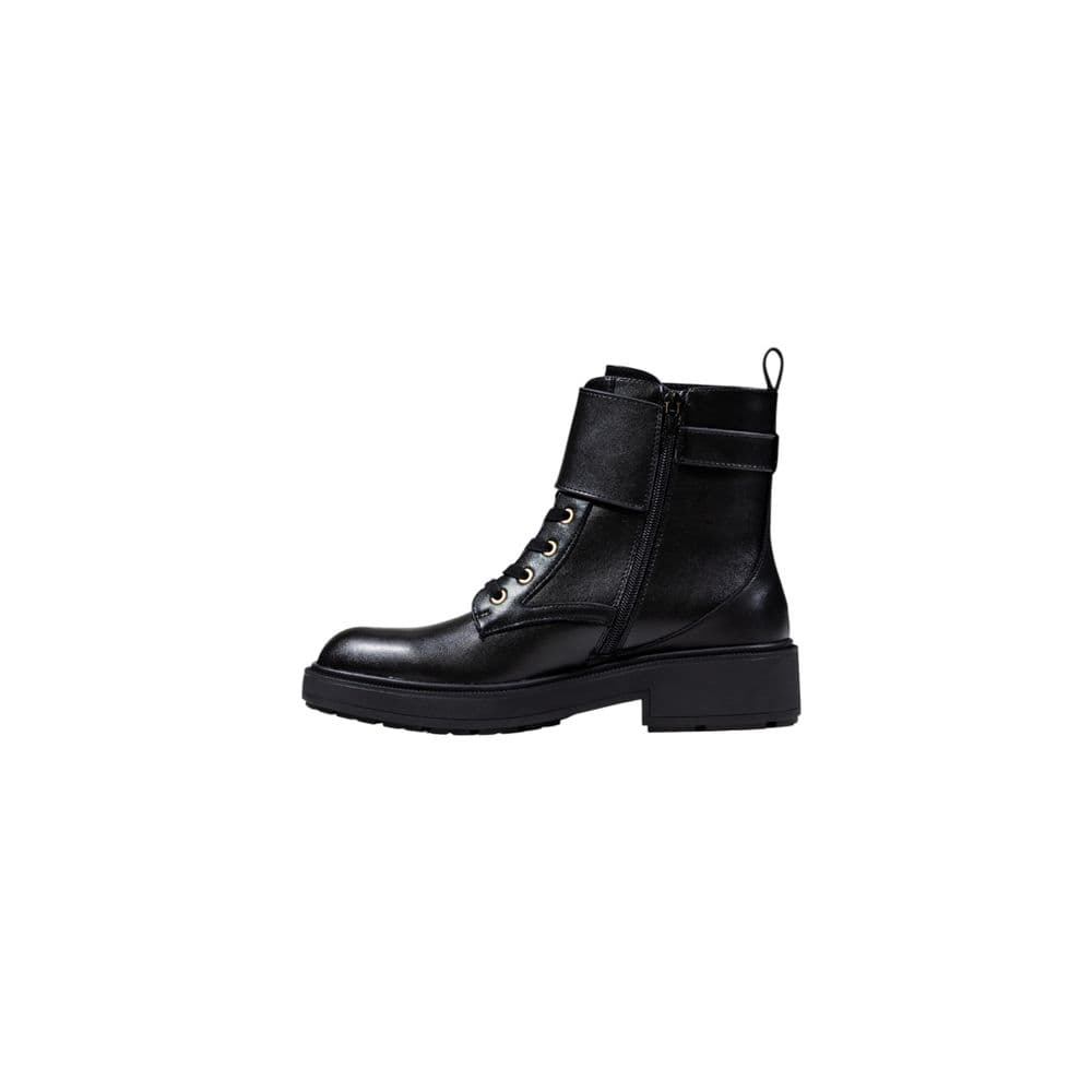Liu Jo Black Artificial Leather Lace-Up Boots - 3