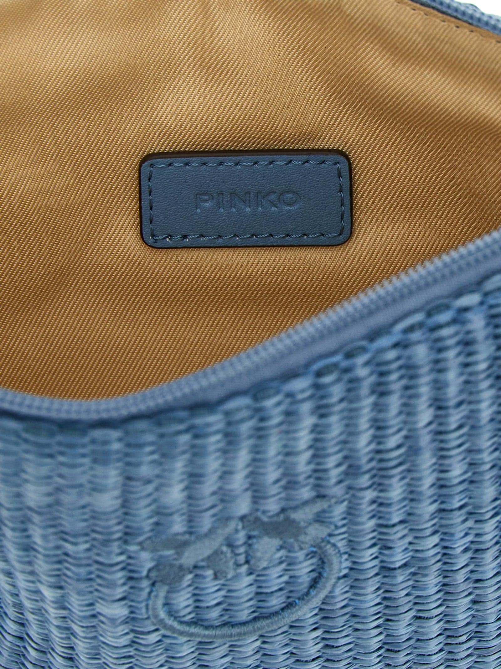 PINKO Blue Polypropylene Clutch Bag - 4