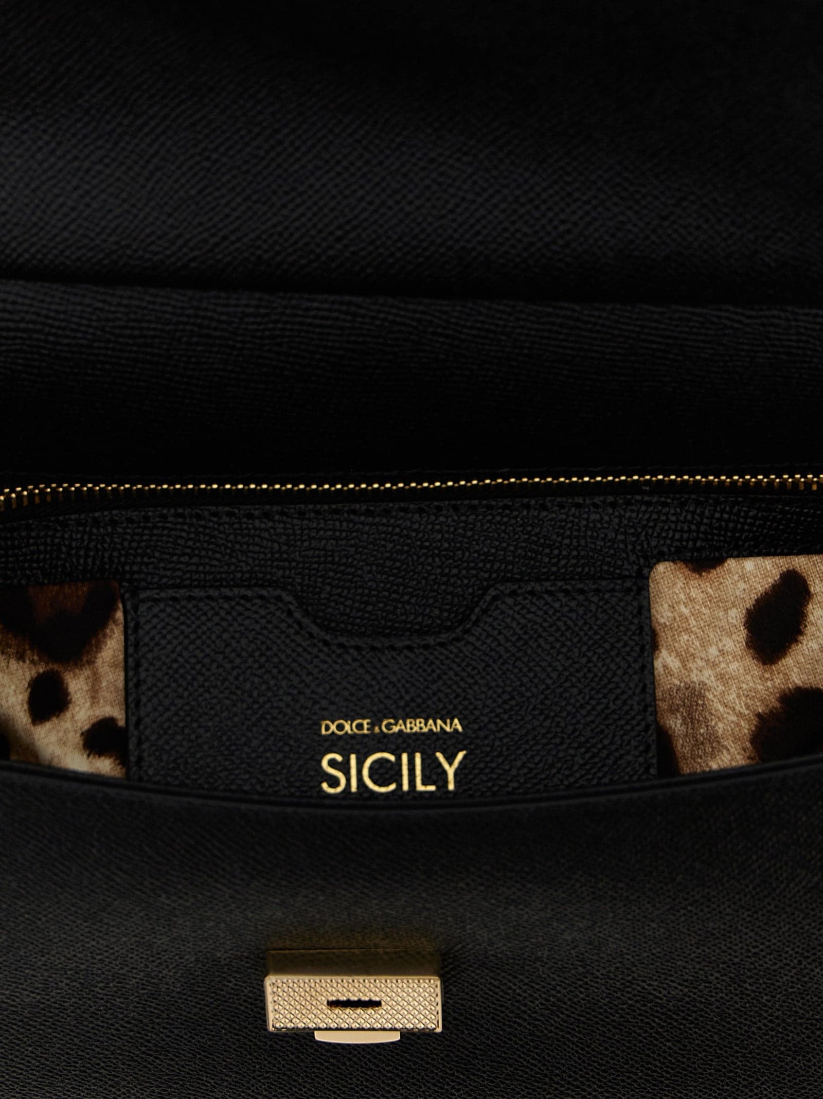 Dolce & Gabbana Black Calfskin Handbag - 4
