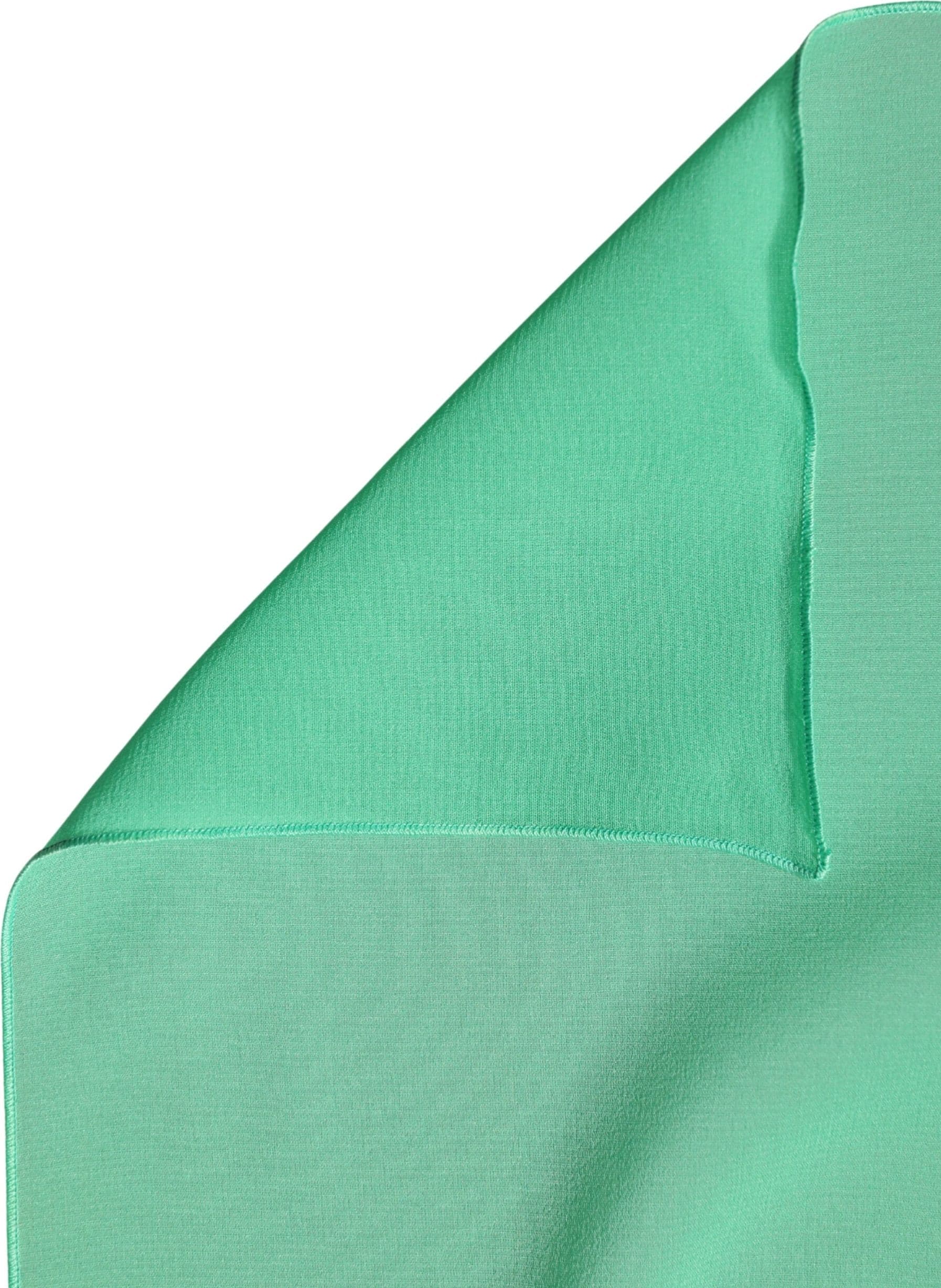 Dolce & Gabbana Green Silk Neck Wrap Shawl Stole 200cm x 64cm  Scarf - 3