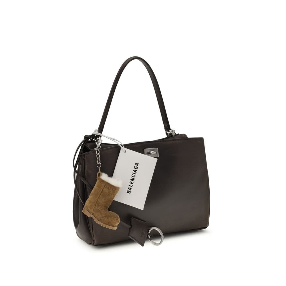Balenciaga Brown Calf Leather Bos Taurus Shoulder Bag - 2