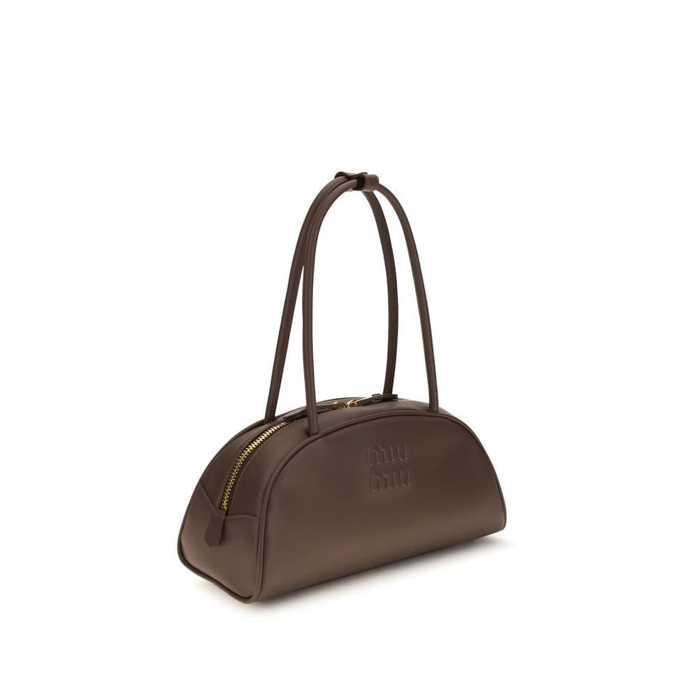 Miu Miu Brown Calf Leather Bos Taurus Shoulder Bag - 2