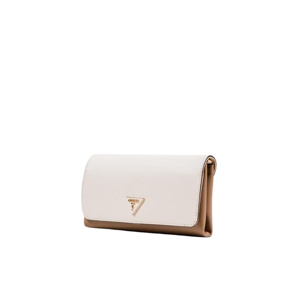 Guess Beige Polyethylene Clutch Bag - 4