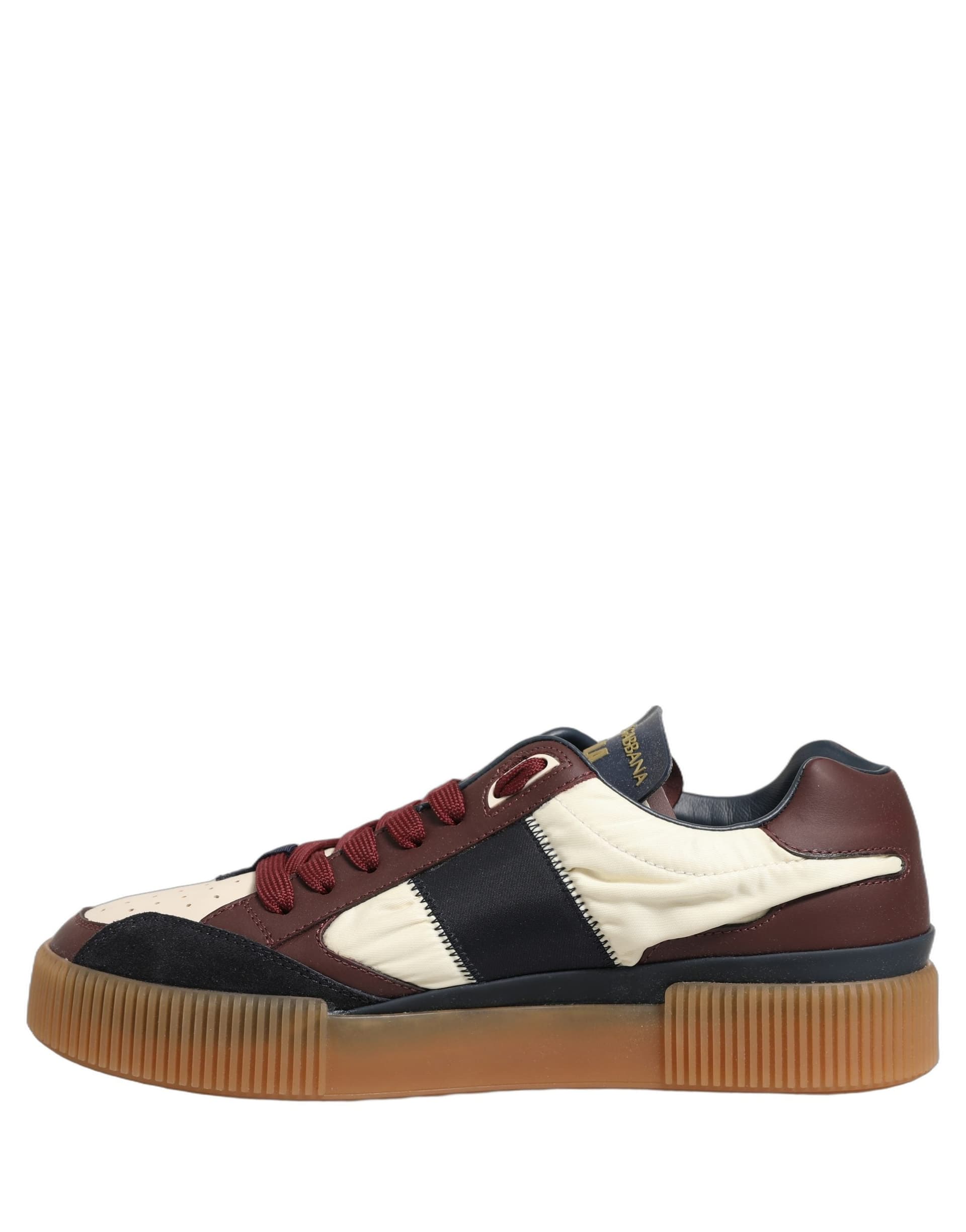 Dolce & Gabbana Multicolor Leather MIAMI Low Top Men Sneakers Shoes - 5