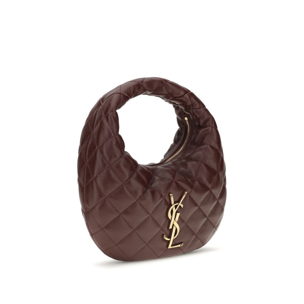 Saint Laurent Brown Lamb Ovis Aries Aries Handbag - 2