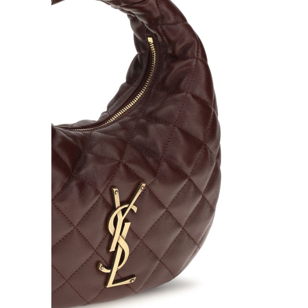Saint Laurent Brown Lamb Ovis Aries Aries Handbag - 4