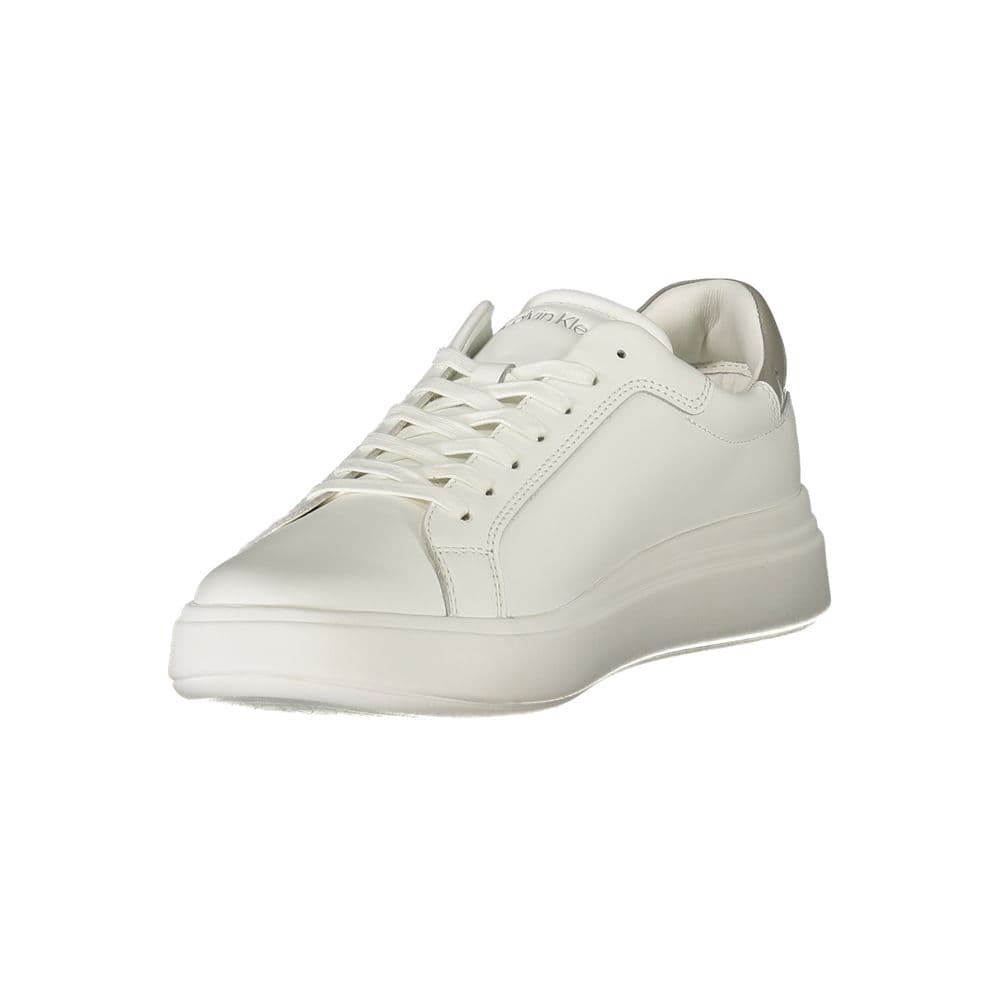 Calvin Klein White Polyurethane Men Sneaker - 3