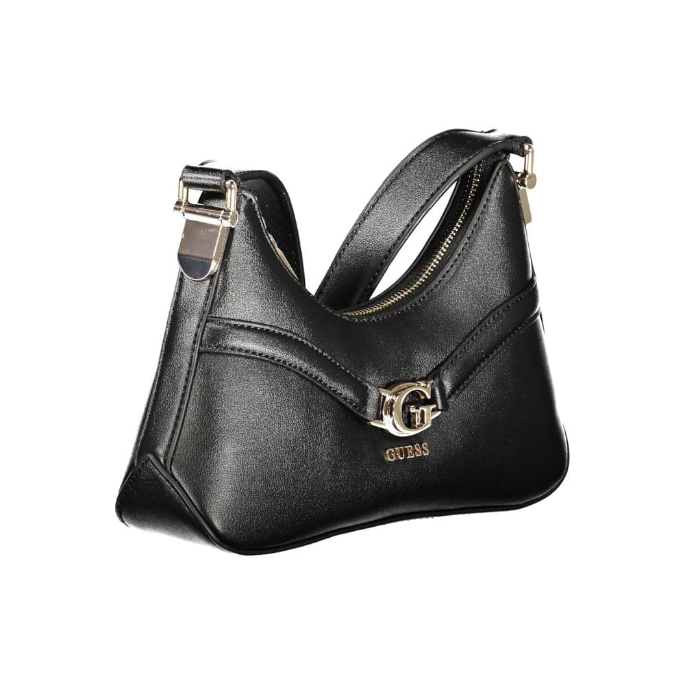 Guess Jeans Nero Poliuretano Women Shoulder Bag - 3