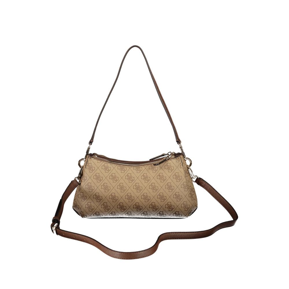 Guess Jeans Beige Polyurethane Women's Bag - 2