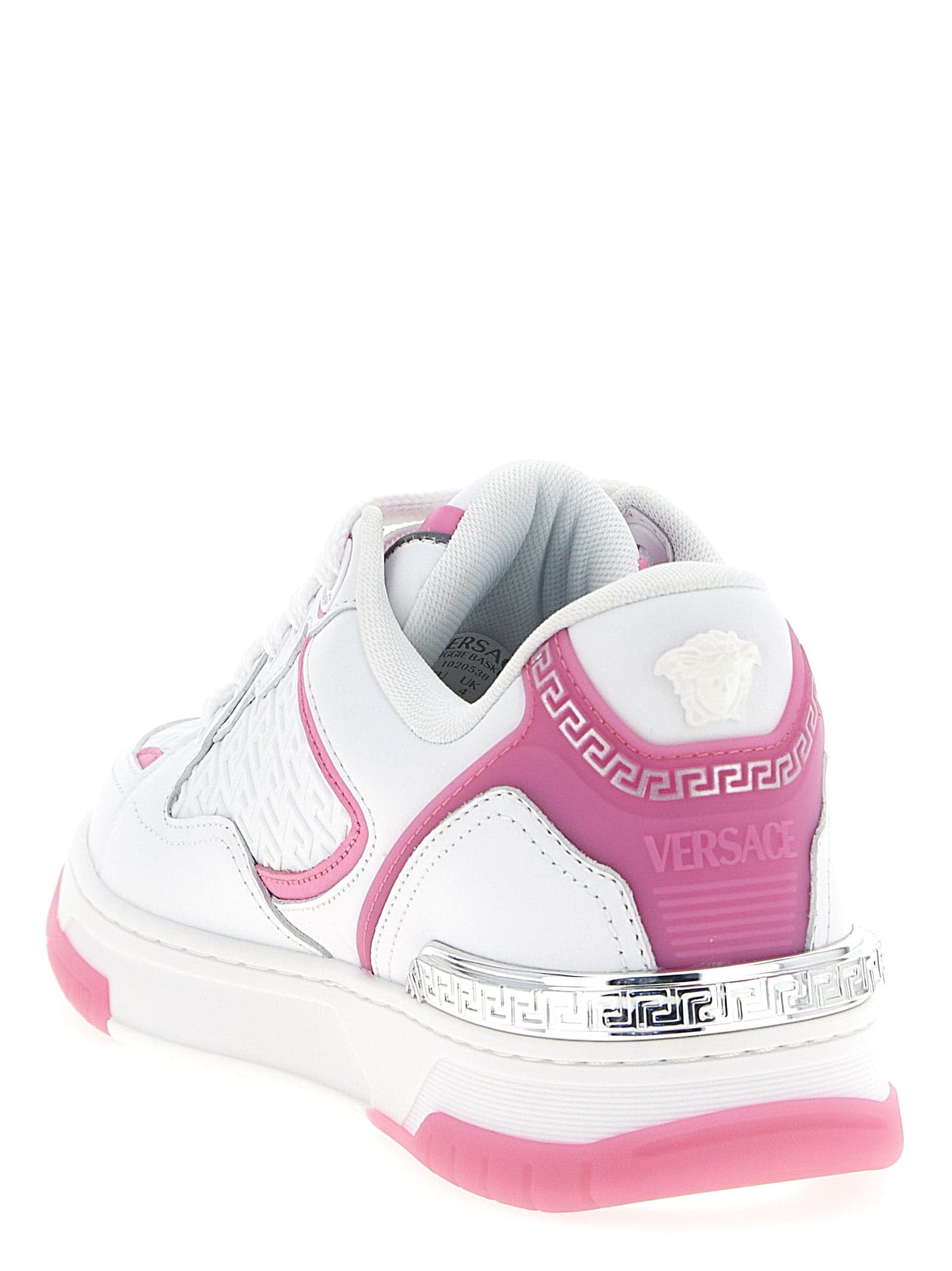 Versace Multicolor Calfskin Athletic Sneakers - 3