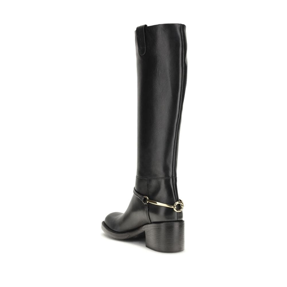 Chloé Black Calf Leather Bos Taurus Lace-Up Boots - 3