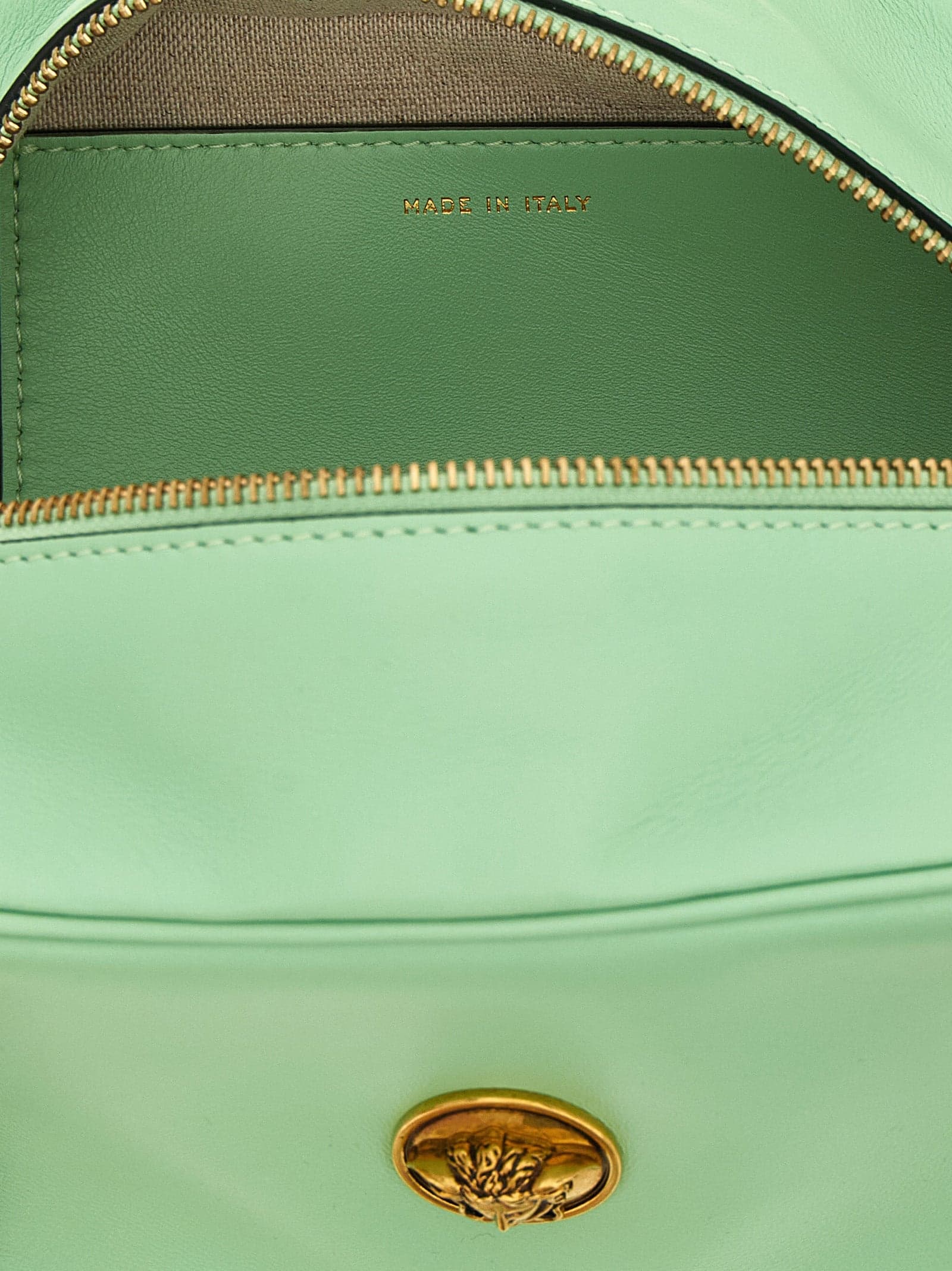 Versace Bicolor Lamb Leather Shoulder Bag - 4