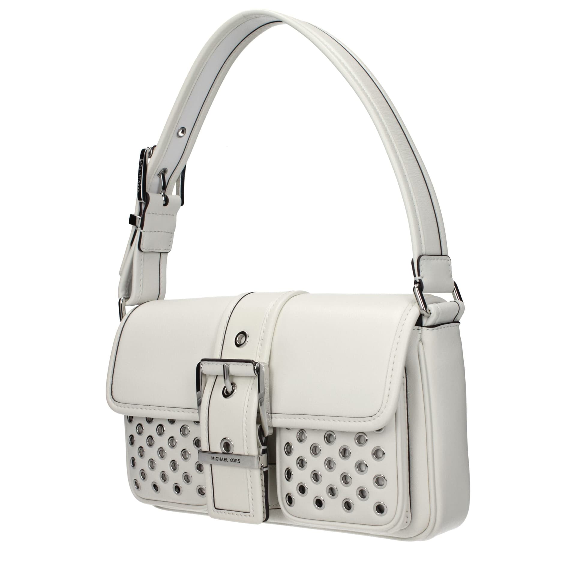 Michael Kors White Leather Shoulder Bag - 2