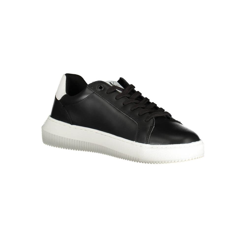Calvin Klein Nero Leather Men Sneaker - 2