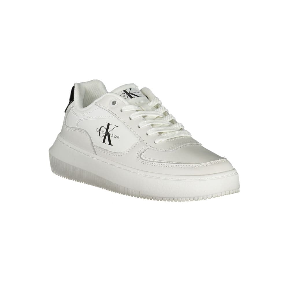 Calvin Klein White Leather Women Sneaker - 2