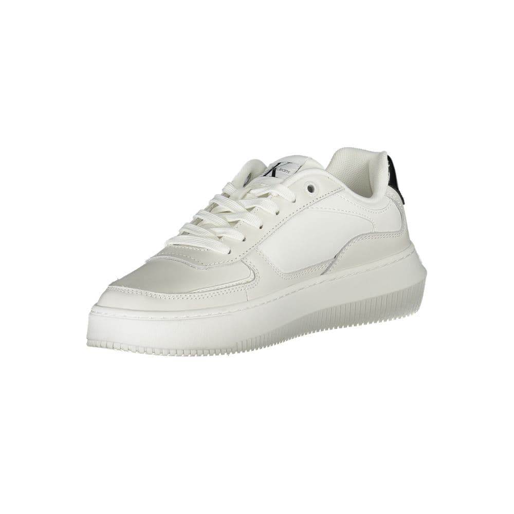Calvin Klein White Leather Women Sneaker - 3