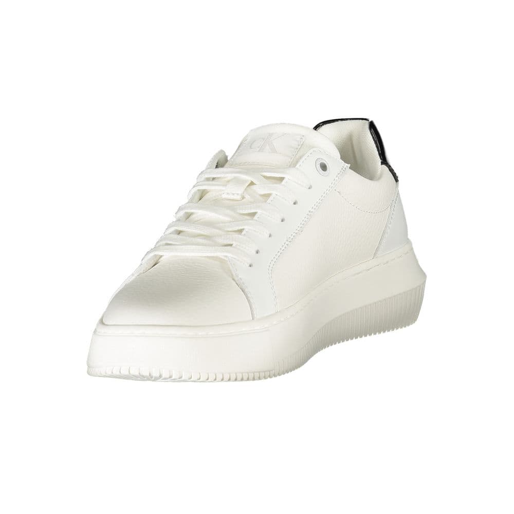 Calvin Klein Bianco Polyurethane Women Sneaker - 3