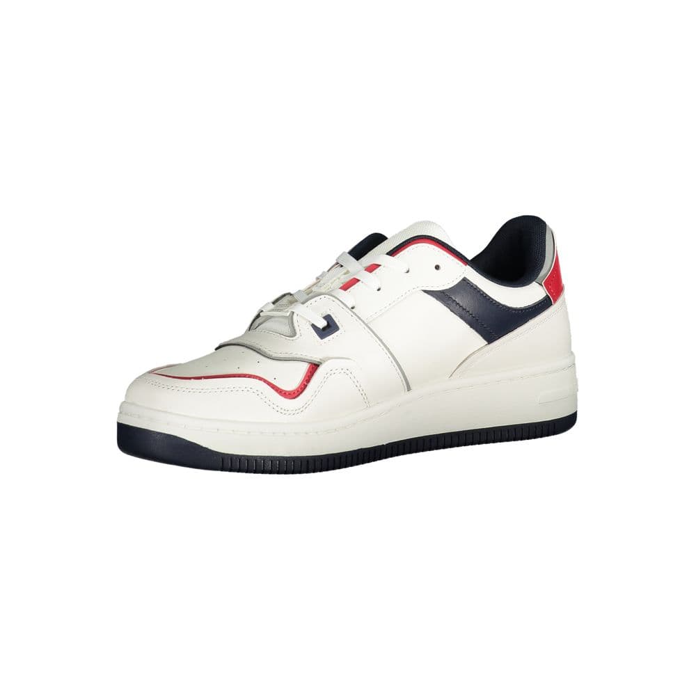 Tommy Hilfiger Bianco Polyurethane Men Sneaker - 3