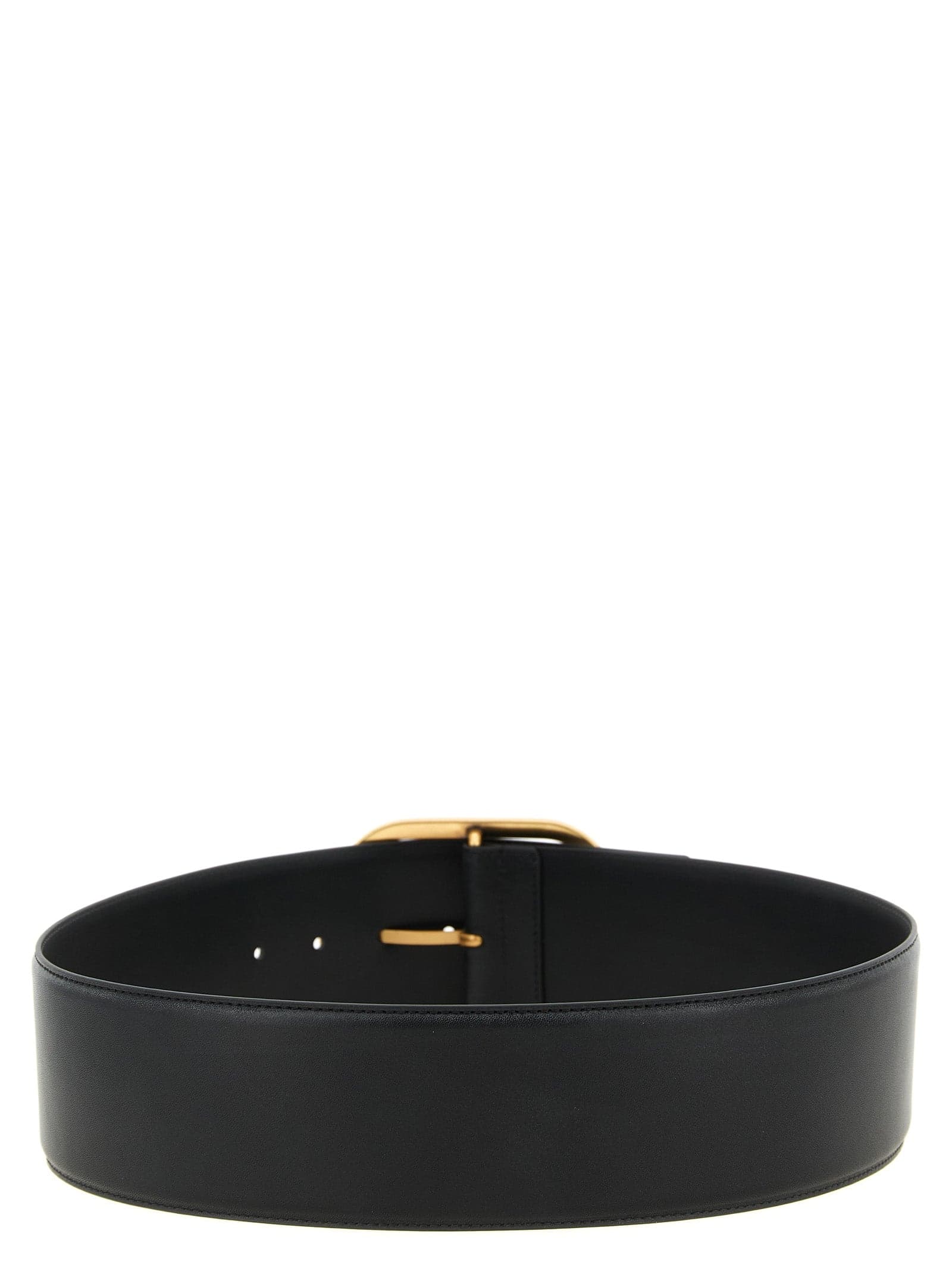 PINKO Black Cowhide High-Waist Belt - 2