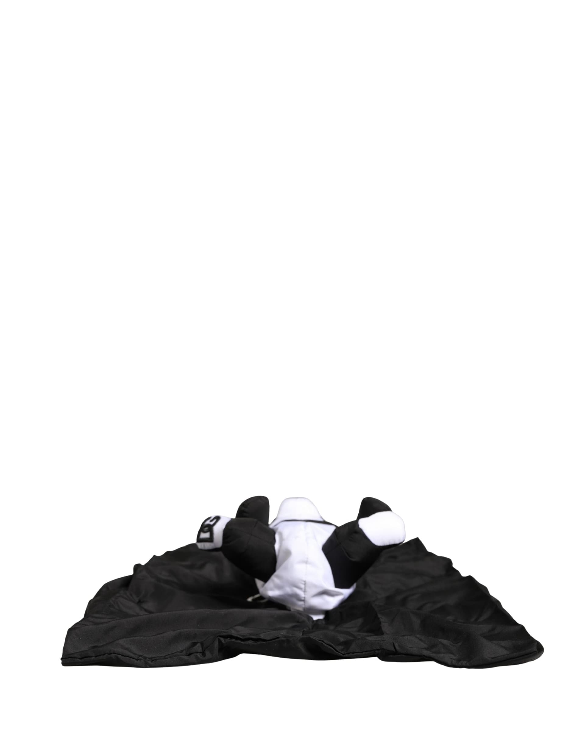 Dolce & Gabbana Men Black Polyester Panda Stuffed Ecobag Bag - 8