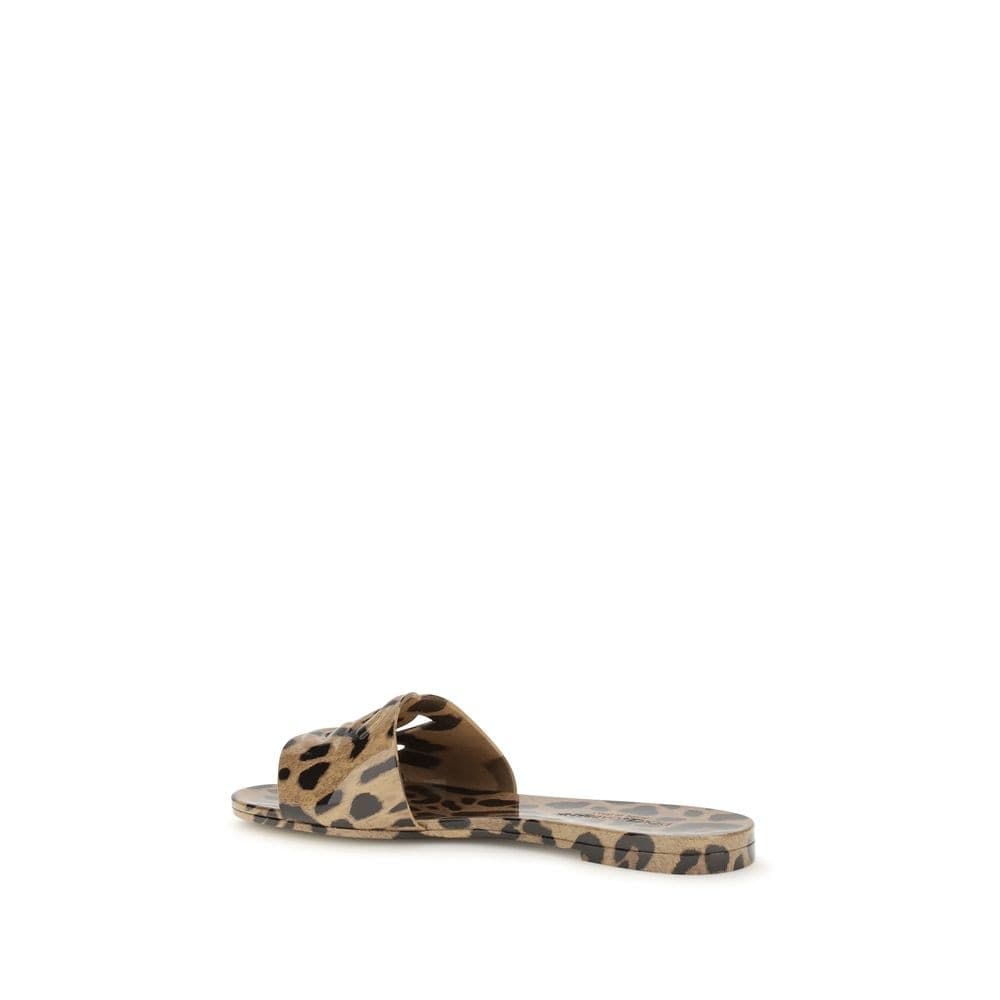 Dolce & Gabbana Multicolor Rubber Flat Sandals - 3