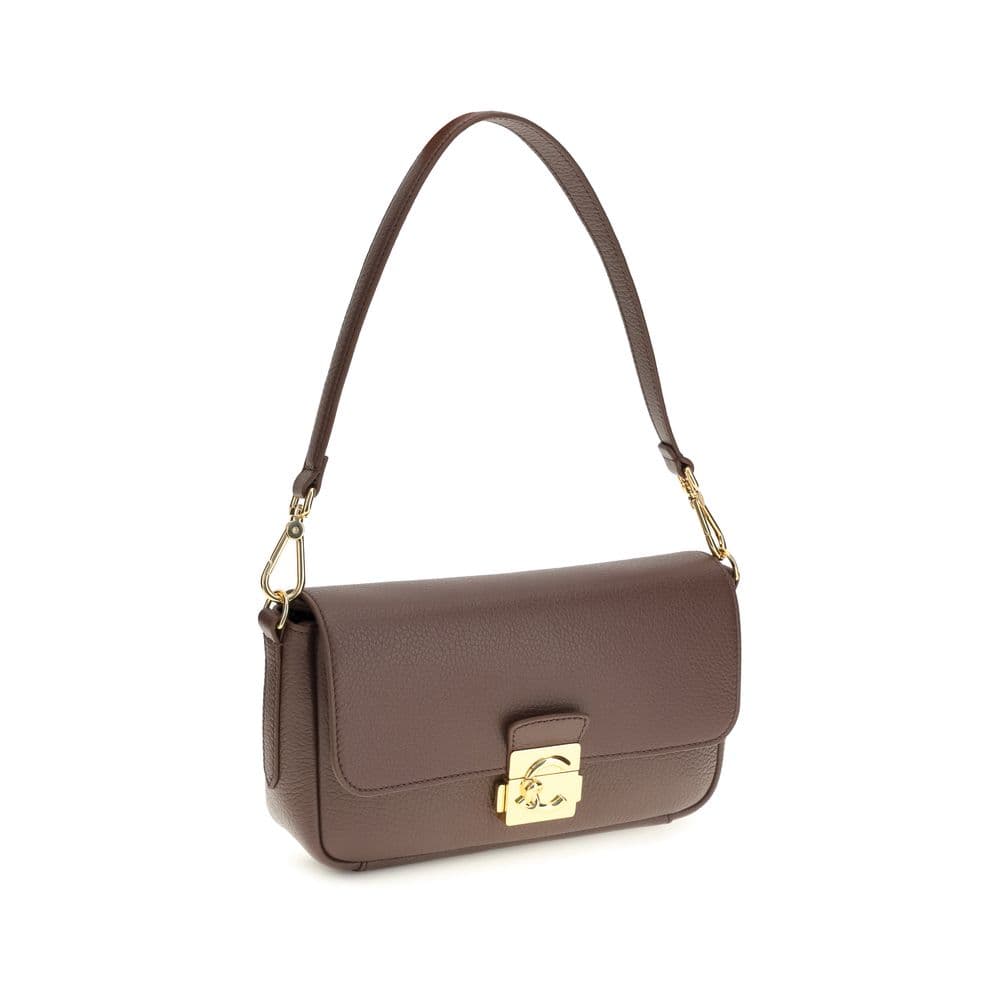 Coccinelle Brown Calf Leather Bos Taurus Shoulder Bag - 2