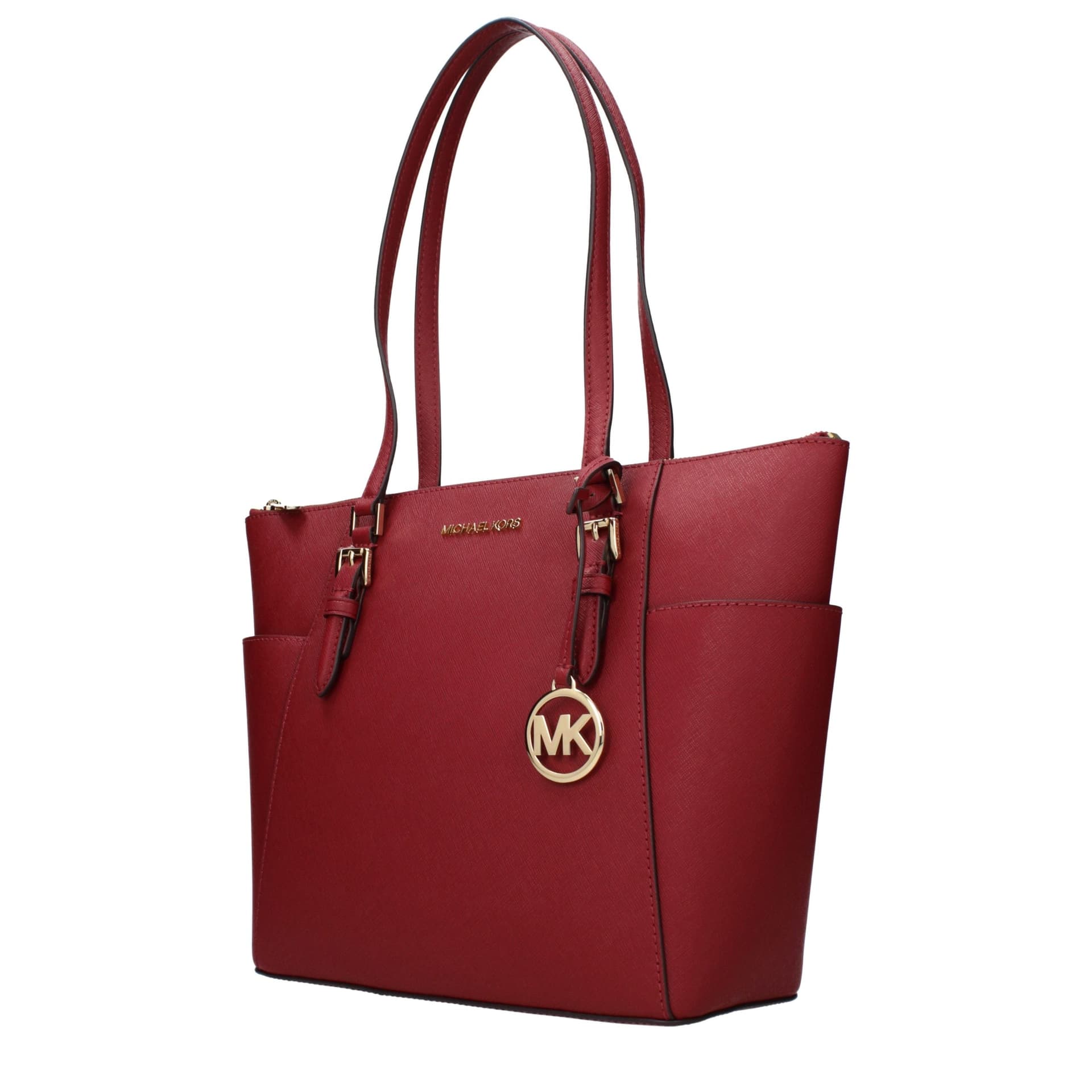Michael Kors Red Leather Shoulder Bag - 2